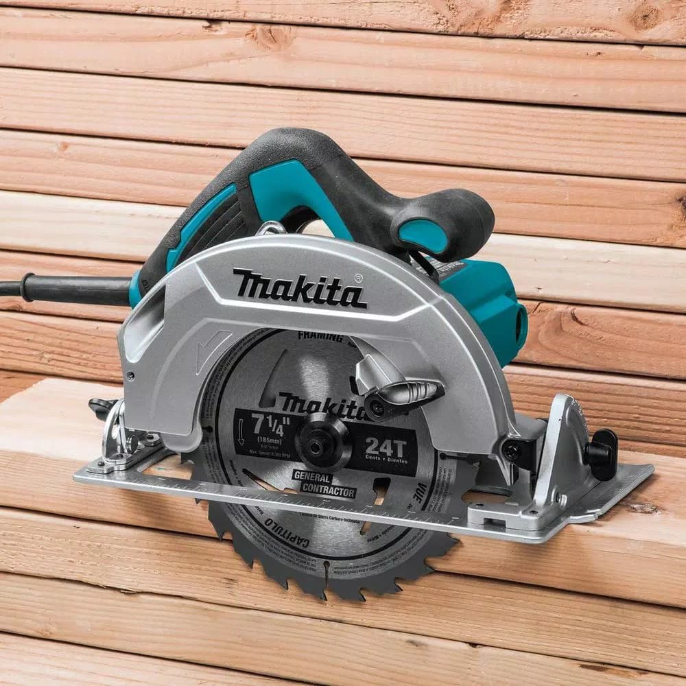 Makita HS7610 7-1/4 in. 14 Amp Corded Circular Saw with 24T Framing Blade