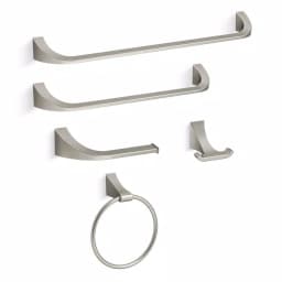 KOHLER Katun 24 in. Single Towel Bar in Vibrant Brushed Nickel thumbnail 3