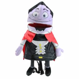 Northlight 21 in. Animated Vampire Halloween Trick or Treat Bag - Musical Plush Candy Backpack thumbnail 1