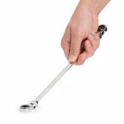 TEKTON 9 mm x 11 mm Extra Long Flex-Head Ratcheting Box End Wrench thumbnail 8