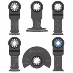 Bosch Starlock Oscillating Multi-Tool Accessory Blade Set, 6-Piece Carbide Cutting Kit thumbnail 1