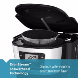 BLACK+DECKER 12-Cup Programmable Drip Coffee Maker with Stainless Steel Thermal Carafe thumbnail 3
