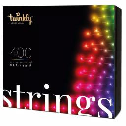 Unbranded Twinkly RGB Generation II Smart LED String Lights, 400 Multi-Color LEDs, Bluetooth & Wi-Fi thumbnail 4