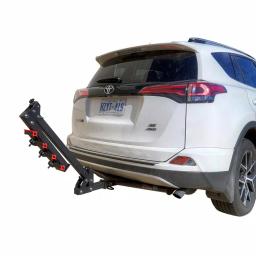 Detail K2 4-Bike Hitch Mounted Bike Rack, 300 lbs Capacity, 2 in. Receiver, Black thumbnail 4