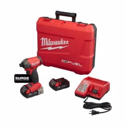 Milwaukee M18 FUEL SURGE 1/4 in. Hex Hydraulic Impact Driver Kit w/ (2) 2.0 Ah Batteries & Charger thumbnail 1