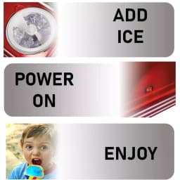 Nostalgia Retro Red Countertop Snow Cone Machine, 300 oz. Capacity Ice Crusher thumbnail 2