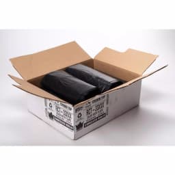 Unbranded 33 Gallon Black Low Density EZ Tie Closure Trash Bags, 1.5 Mil, 100-Count thumbnail 4