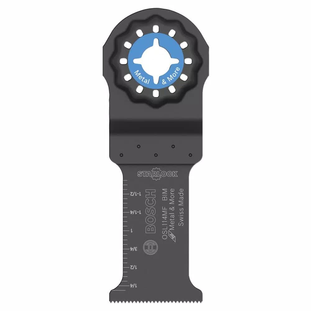 Bosch Starlock Oscillating Multi-Tool Accessory Blade Set, 6-Piece Carbide Cutting Kit