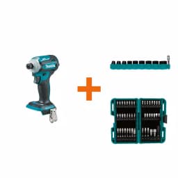 Makita 18V LXT Brushless 4-Speed Impact Driver Bundle with ImpactXPS 10-Pc Socket and 45-Pc Bit Set thumbnail 1