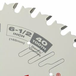 Milwaukee 6-1/2 in. 40-Tooth Fine Finish Circular Saw Blade thumbnail 2