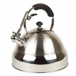 Creative Home Saturn 11.2-Cup Stainless Steel Whistling Tea Kettle, Silver thumbnail 1