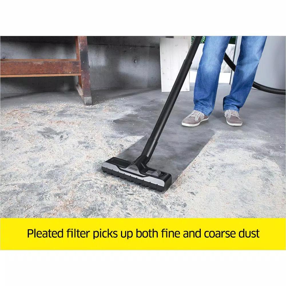 Karcher WD5/P 6.6 Gallon Wet/Dry Vacuum with 1800W Motor and Tact Filter Cleaning