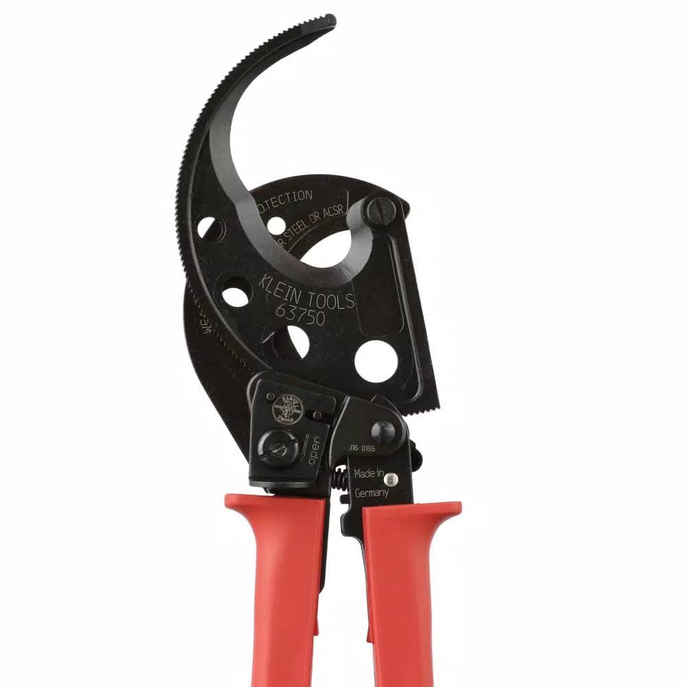 Klein Tools 12-1/8 in. Ratcheting Cable Cutter for Copper and Aluminum