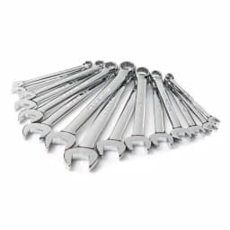 TEKTON 30-Piece Combination Wrench Set, 1/4-1 in. and 8-22 mm with Roll-Up Pouch thumbnail 2