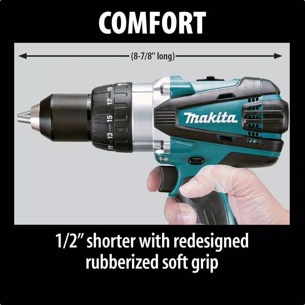 Makita 18V LXT Lithium-Ion 1/2 in. Cordless Hammer Driver-Drill (Tool Only)