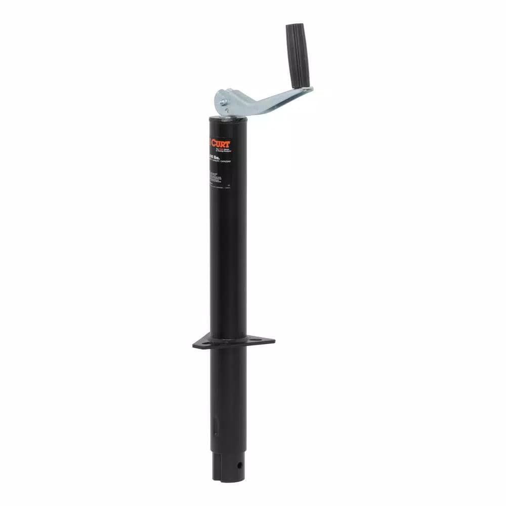 CURT A-Frame Trailer Jack with Top Handle, 2,000 lbs. Capacity, 15 in. Travel
