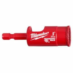 Milwaukee 3/4 in. Diamond Plus Hole Saw with 1/4 in. Hex Shank thumbnail 1