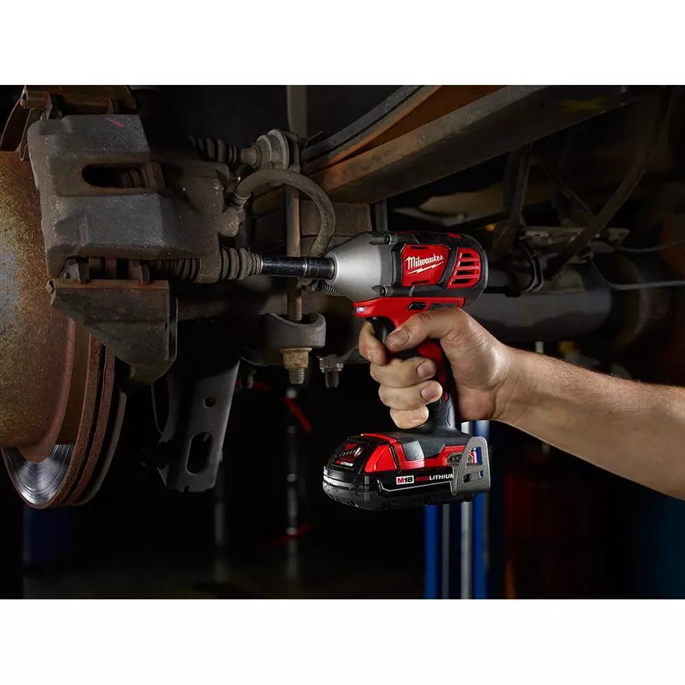 Milwaukee M18 18V Cordless 3/8 in. Compact Impact Wrench with Friction Ring (Tool-Only)
