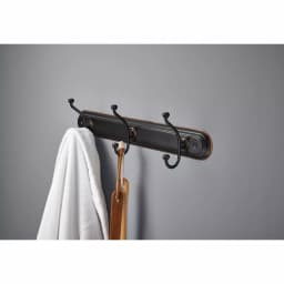 Delta Porter Triple Towel Hook, Oil Rubbed Bronze thumbnail 4