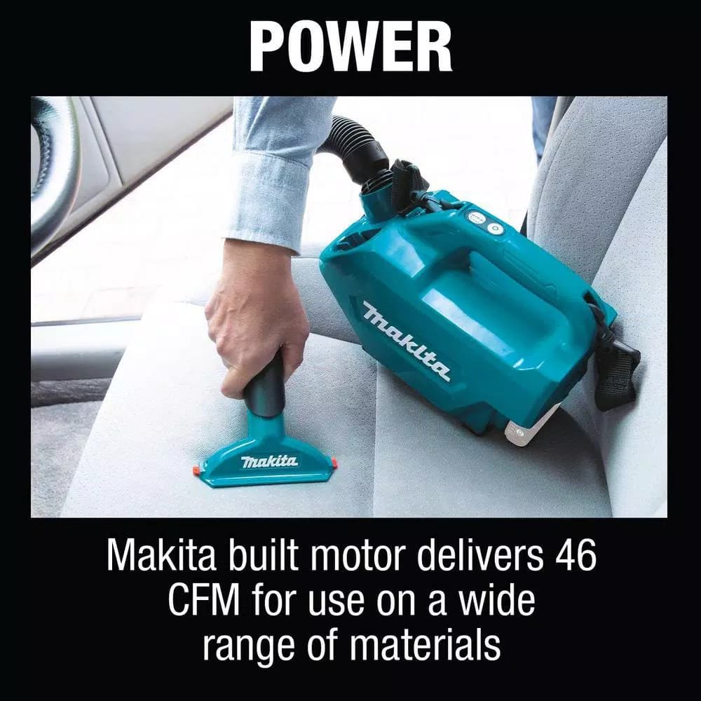 Makita 12V MAX CXT Cordless Lithium-Ion Vacuum (Tool-Only) - LC09Z