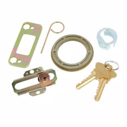 Schlage Century Satin Nickel Single Cylinder Deadbolt with Merano Lever Handleset, Right-Handed thumbnail 5