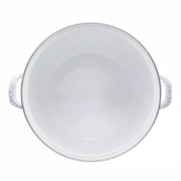 Paula Deen Enamel on Steel 12-Quart Stock Pot with Lid, White thumbnail 2