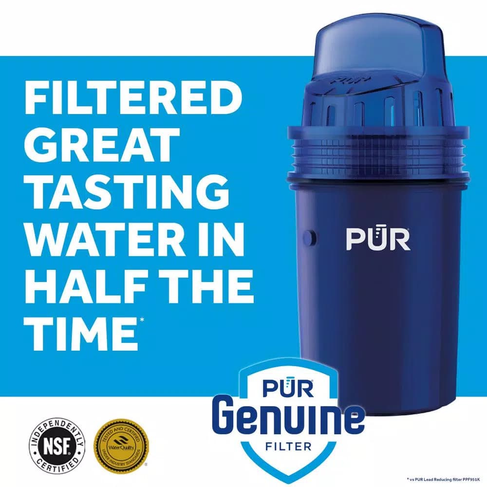 PUR Replacement Water Pitcher Filter Cartridges with MAXION Technology, 3-Pack