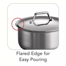 Tramontina Gourmet Prima 3 Qt. Stainless Steel Sauce Pan with Lid thumbnail 5