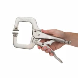 TEKTON 11 in. Swivel Pad Locking C-Clamp thumbnail 5