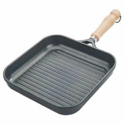 Berndes Tradition 10 in. Cast Aluminum Nonstick Square Grill Pan, Gray thumbnail 1