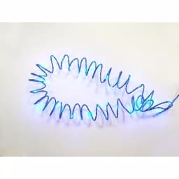 Starlite Creations 12 ft. Pre-Lit Blue LED Single Braided Garland, Battery Operated (Bundle of 2) thumbnail 3