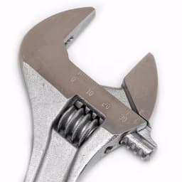 Crescent 10 in. Adjustable Wrench with Hex Jaw Design and Chrome Finish thumbnail 4