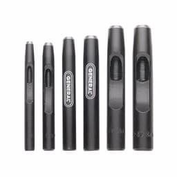 General Tools 6-Piece Hollow Steel Punch Set thumbnail 1