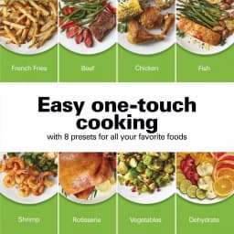 Hamilton Beach 11 Qt. Digital Air Fryer Oven with Rotisserie and Rotating Basket, Black thumbnail 3