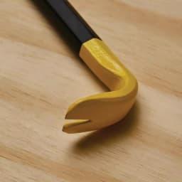 Stanley 10 in. Nail Claw Wrecking Bar with Dual Nail Slots thumbnail 3