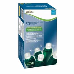 Brite Star 50-Light Pure White Micro Mini LED Light Set, 2-Pack thumbnail 2