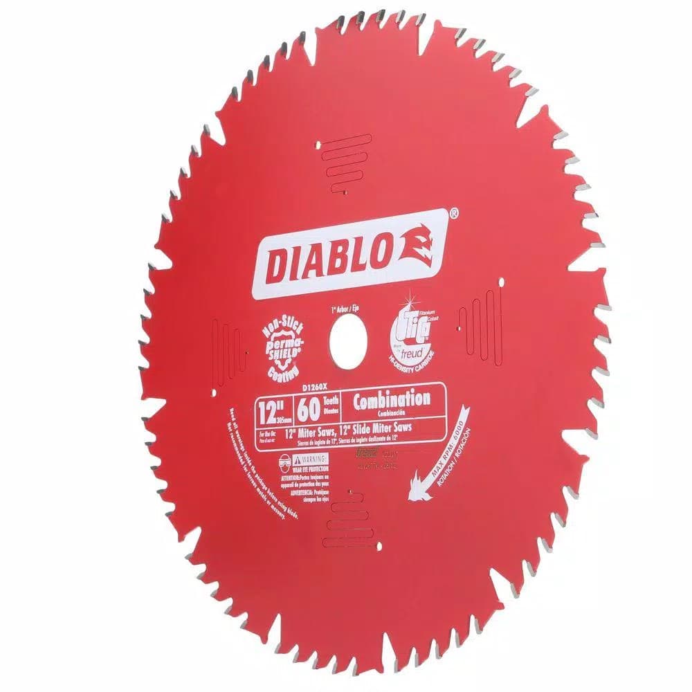 Diablo 12 in. x 60-Teeth Combination Carbide Circular Saw Blade