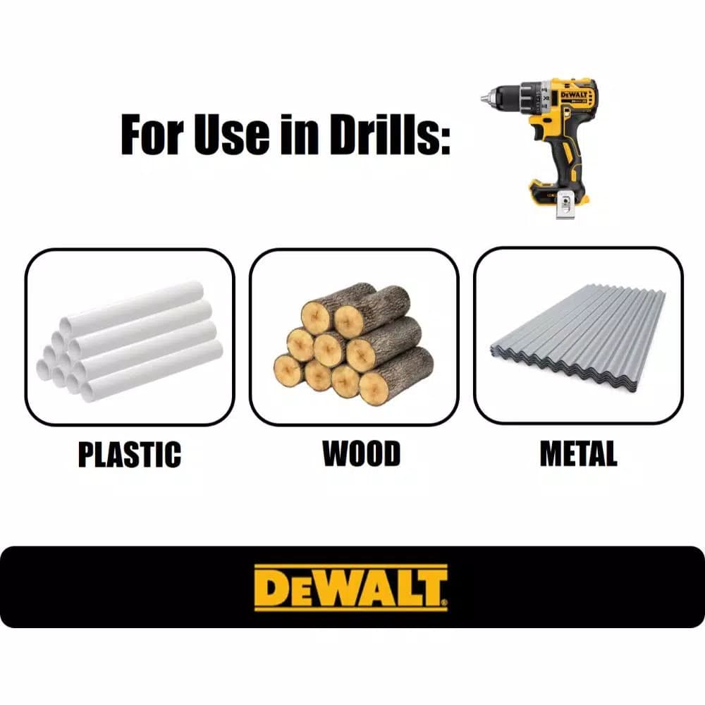 DEWALT 1/2 in. Titanium Pilot Point Twist Drill Bit