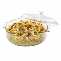 Libbey Baker's Basics 3 Qt. Glass Casserole Dish with Cover, 2-Piece Set thumbnail 2
