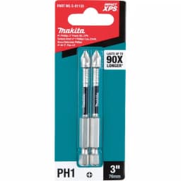 Makita ImpactXPS #1 Phillips 3 in. Power Bits, 2-Pack thumbnail 3