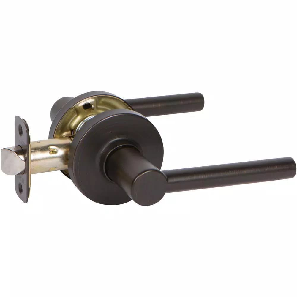 Delaney RD Series Contemporary Tuscany Bronze Straight Passage Door Lever