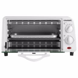 Courant 4-Slice White Countertop Toaster Oven with Bake and Broil Functions thumbnail 3