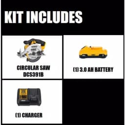 DEWALT 20V MAX Cordless 6-1/2 in. Circular Saw Kit with 3.0 Ah Battery and Charger thumbnail 2