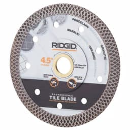 RIDGID 4.5 in. Turbo-Mesh Diamond Continuous Rim Blade for Tile thumbnail 1