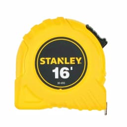 Stanley 16 ft. x 3/4 in. Tape Measure with Polymer-Coated Blade and High-Impact ABS Case thumbnail 1