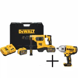 DEWALT FLEXVOLT 60V MAX Brushless SDS MAX Rotary Hammer & 1/2 in. Impact Wrench Combo Kit thumbnail 1