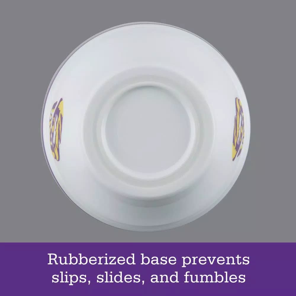 College Kitchen Collection LSU Tigers 4-Piece Party Bowl Set, Purple, 8 oz
