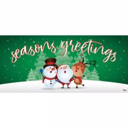 My Door Decor 7 ft. x 16 ft. Christmas Characters Garage Door Banner Mural thumbnail 1
