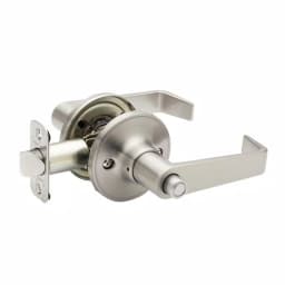 Copper Creek Satin Stainless Steel Privacy Lever for Bedroom and Bathroom thumbnail 1