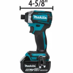 Makita 18V LXT Brushless Cordless 3-Speed Impact Driver Kit with (2) 5.0Ah Batteries and Hard Case thumbnail 5